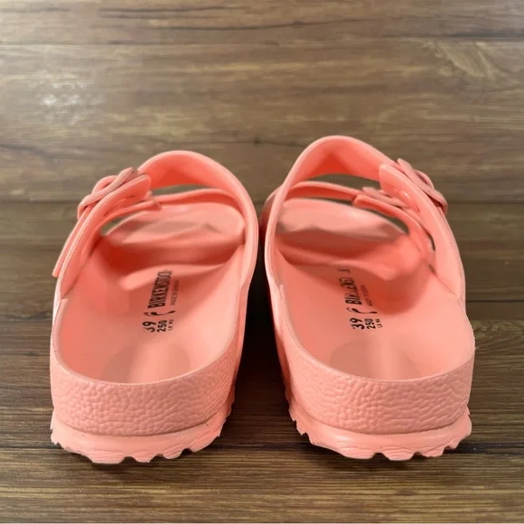 Birkenstock Eva Arizona “Salmon” Slip-On Slides Sandals Women’s Size 7 (38) Shoe - Picture 4 of 9